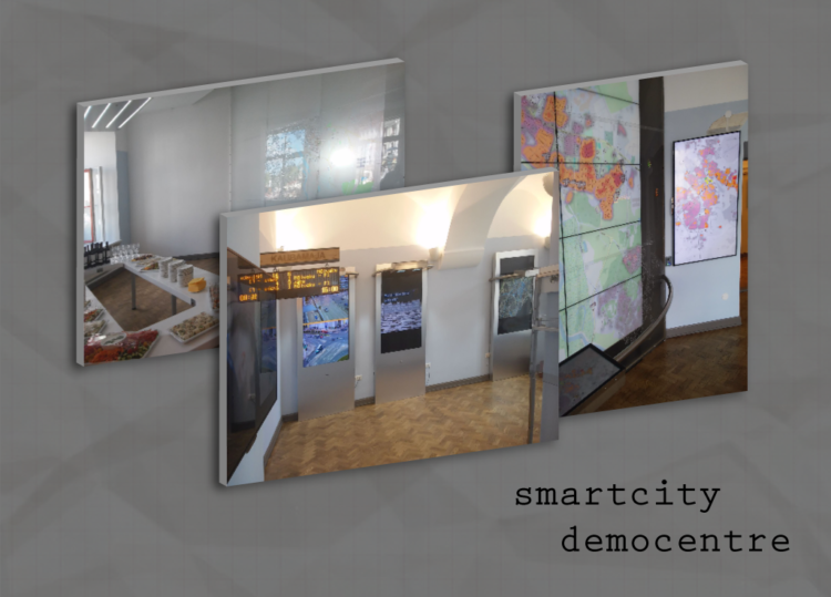 Tartu Town Hall Smart City demo centre exhibits