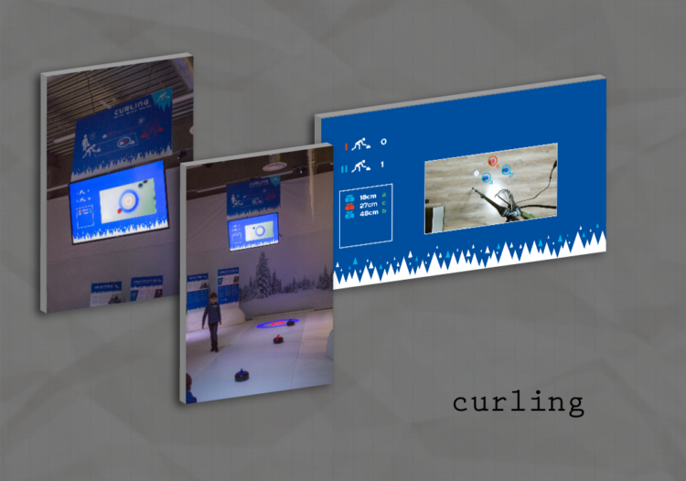 “Aha – Winter Games!” exhibition curling scorekeeper application