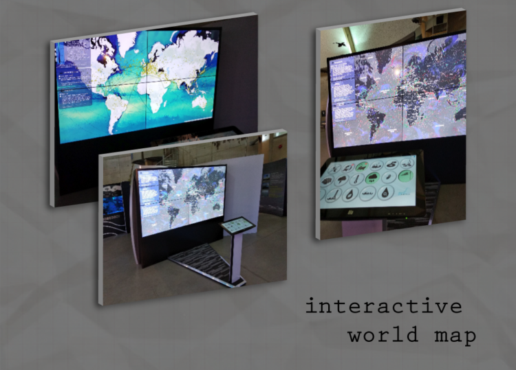 Interactive world map