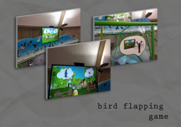 Kinect-põhine linnulehvitusmäng Ahhaa Teaduskeskuses